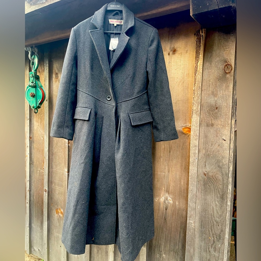 NWT Free People Victoria Wool Coat